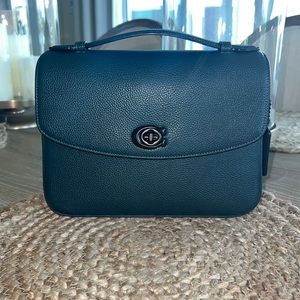 Coach Cassie crossbody Pine Green Purse